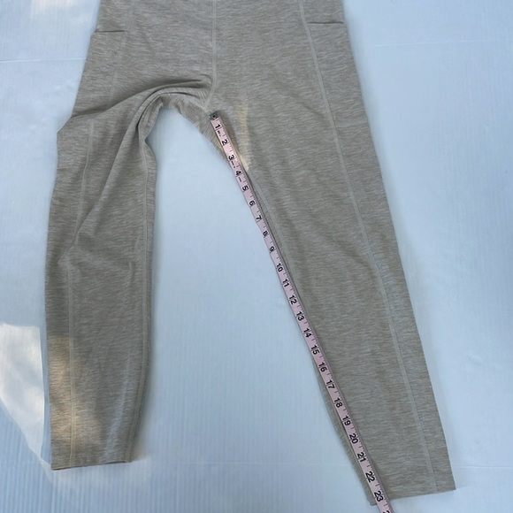 Abercrombie & Fitch Heather Light Tan Leggings Medium - Picture 16 of 17